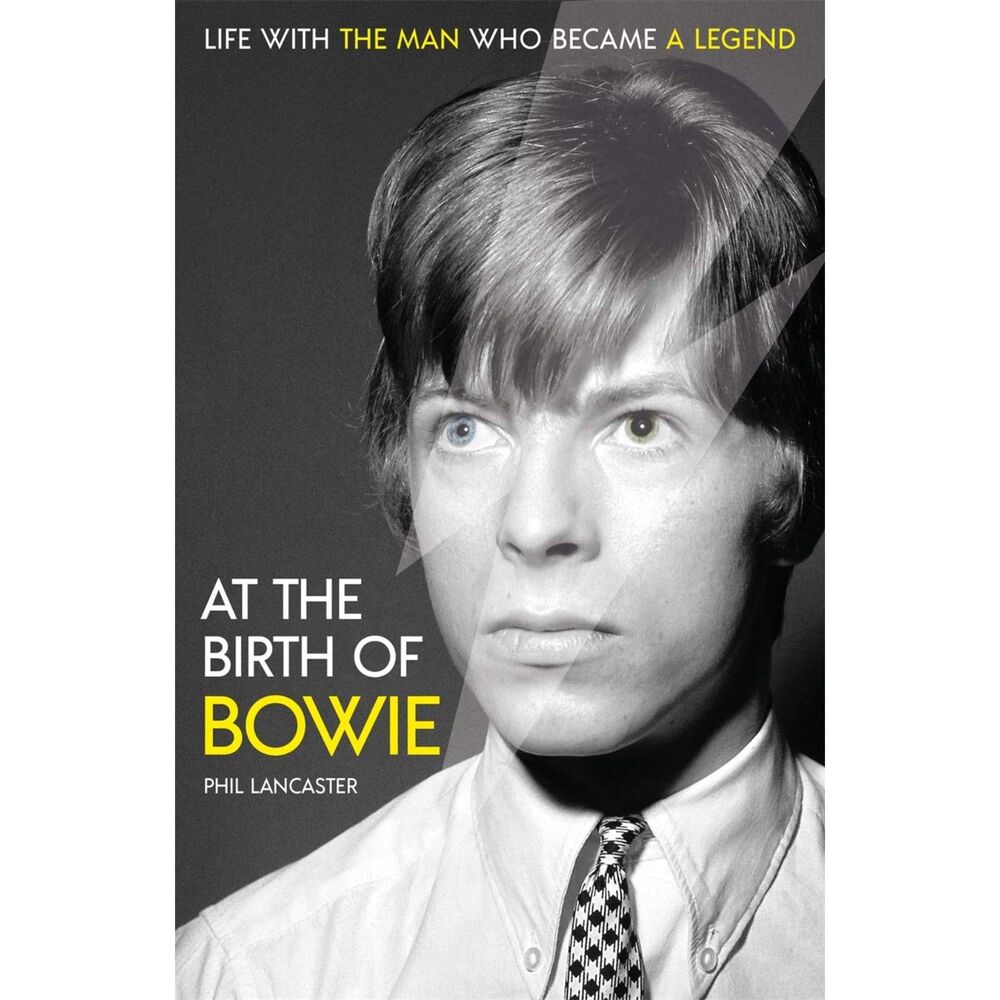 🎶 At the Birth of Bowie Hardcover Memoir by Phil Lancaster Pre-Owned